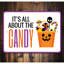 Panneau d'Halloween bonbon en aluminium-58203531