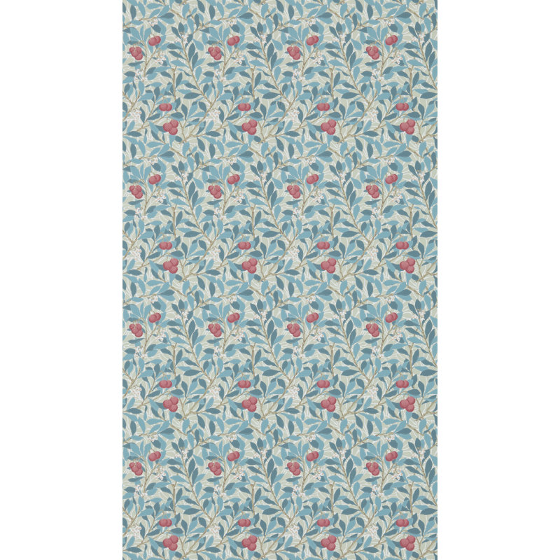 Arbutus Wallpaper, Woad/Russet