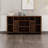 Versatile TV Stand Console with Rustic Urban Appeal and Ample Storage