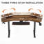 Adjustable Curved Metal Base Standing Desk-807713174