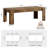 78.7-inch Rectangle Dining Table For 6, Long Dinner Table For Kitchen, Dining Room-1144981573