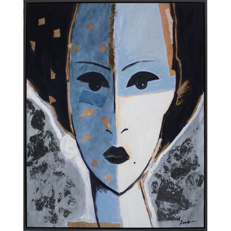 Madam X-Blue Print by Larry Laslo