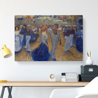 Sailors Ball by Eugene Jansson - Wrapped Canvas Painting