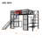 Full-Size Metal Loft Bed With Multiple Functionalities For Space Optimization-837035857