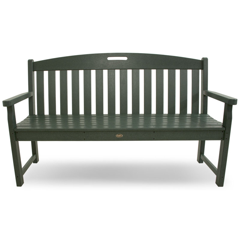 Banc club POLYWOOD, H 36 po x l 60 po x P 24,5 po, Vert foncé