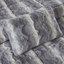 Ensemble d'édredon en fausse fourrure double / grand 4 pièces avec bourre hypoallergénique et certification OEKO-TEX pour un sommeil confortable et sécuritaire-122457281-122457278