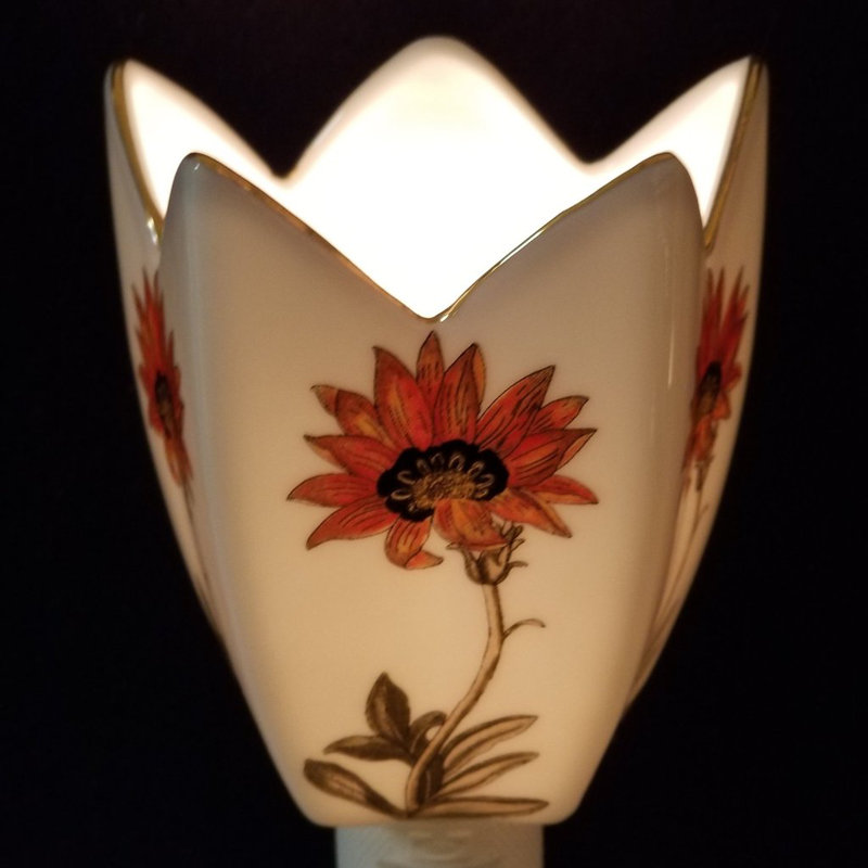 Lampe de nuit fleur