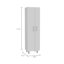 Garde-manger rectangulaire Halifax 2 portes gris clair et blanc-17154769
