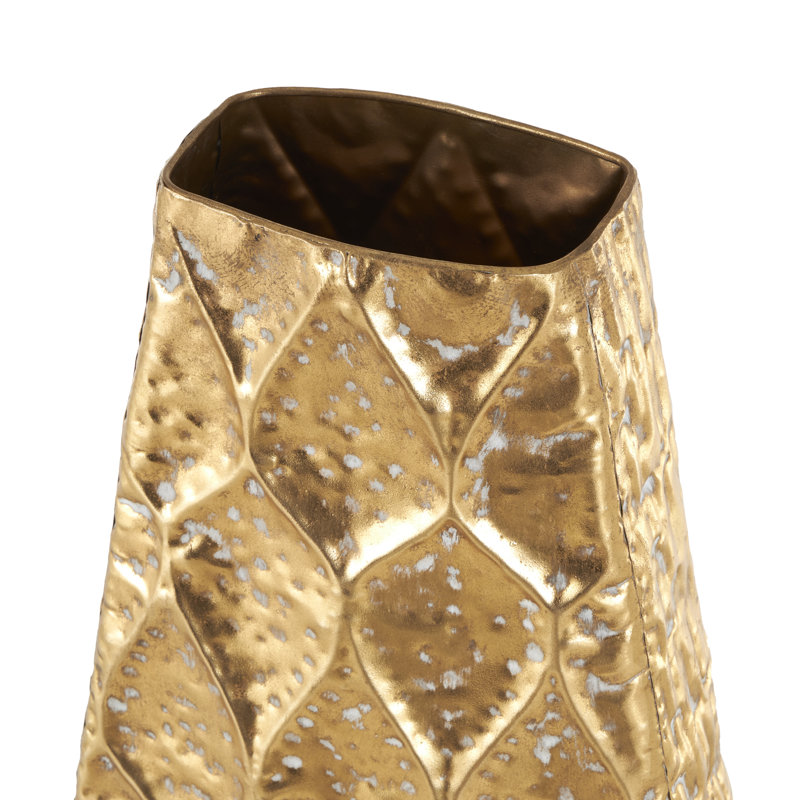 Mitcham Decorative Metal Vase, H 33,60 po x l 15 po x P 3,50 po