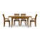Sarah 4 - Person Solid Wood Top Four Leg Dining Set