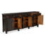 Trento 100" Sideboard in Distressed Black