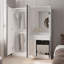 Armoire avec miroir de coiffeuse et rangement