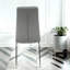 Eterno Luxurious Dining Chair With Silver Legs-248456181-245780754