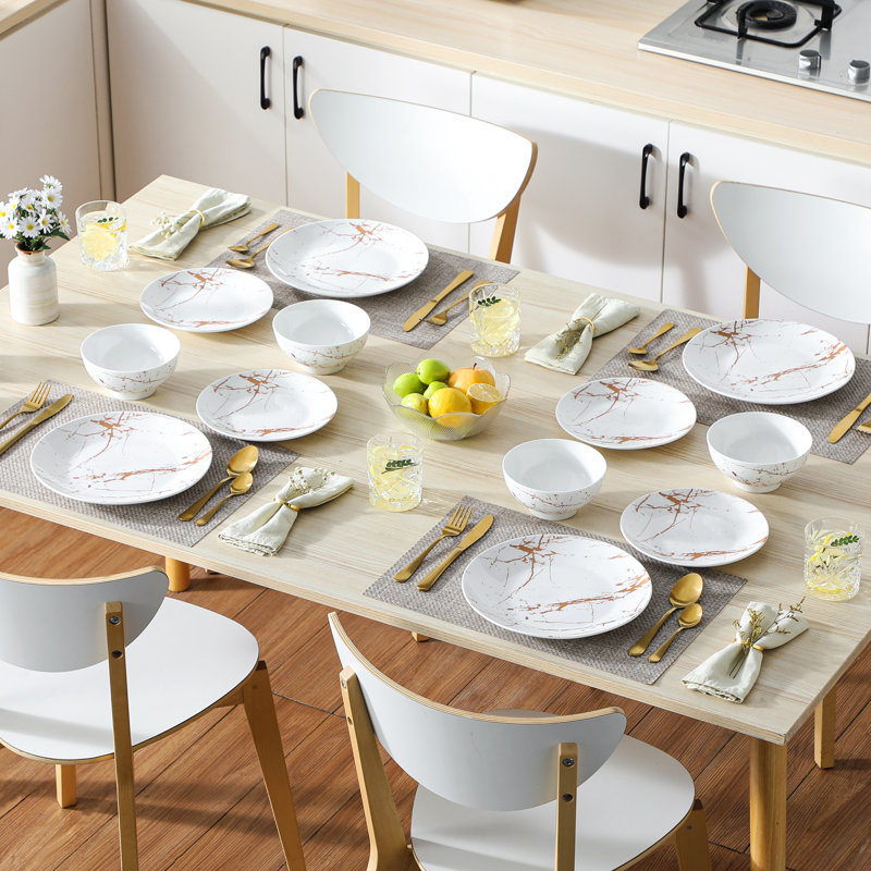  Porcelain China Dinnerware  - , White