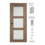 Avon 3 Lite DIY-FRIENDLY Solid Manufactured Wood And Glass Paneled Single Prehung Door-93217034-92663461-92663452