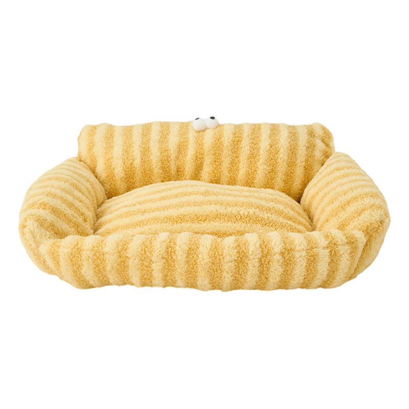 Fleece Pet Bed, Yellow