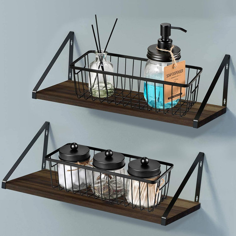 Ensemble de 2 petites organisateurs de tablettes et d'armoires - Idéal pour les armoires, les tablettes, les placards, les comptoirs de meuble-lavabo, sous le lavabo, le garde-manger, la salle de lavage ou le garage