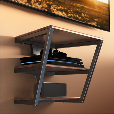 Fleurette Wooden AV Audio Rack