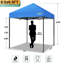 Tente de réception pliable 6,5 x 6,5 pi, imperméable, stable, commerciale et haute performance-103978440