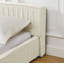 Structure de lit tapissier grand format avec tissu en chenille plissé, lit plateforme grand format avec tête de lit et structure solide. Aucun sommier tapissier requis-1919818271