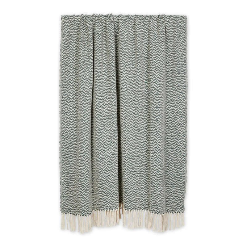  Jeté double en coton, Vert foncé