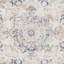 Tapis floral ivoire / bleu marine Hoisington-962093736