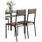 Estanislado 4 - Person Four Leg Dining Set-1121555840