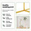 100cm W x 39cm D Steel Arbour-125281505