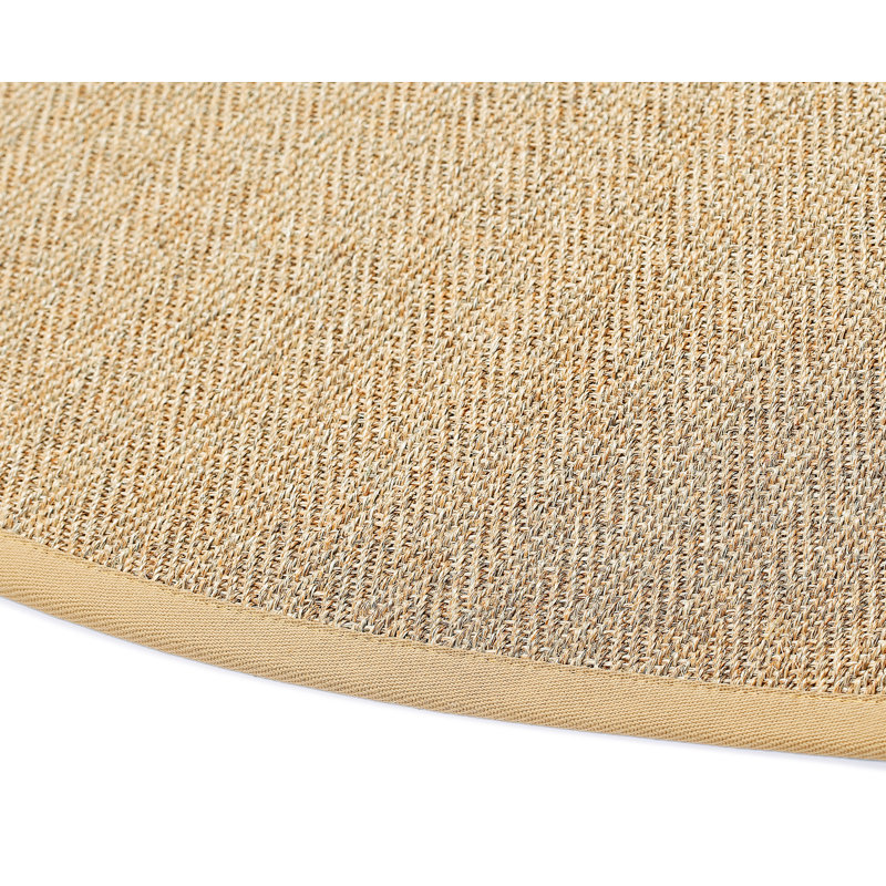 Cahto Solid Colour Jute / Sisal Area Rug, Runner 80 x 300cm