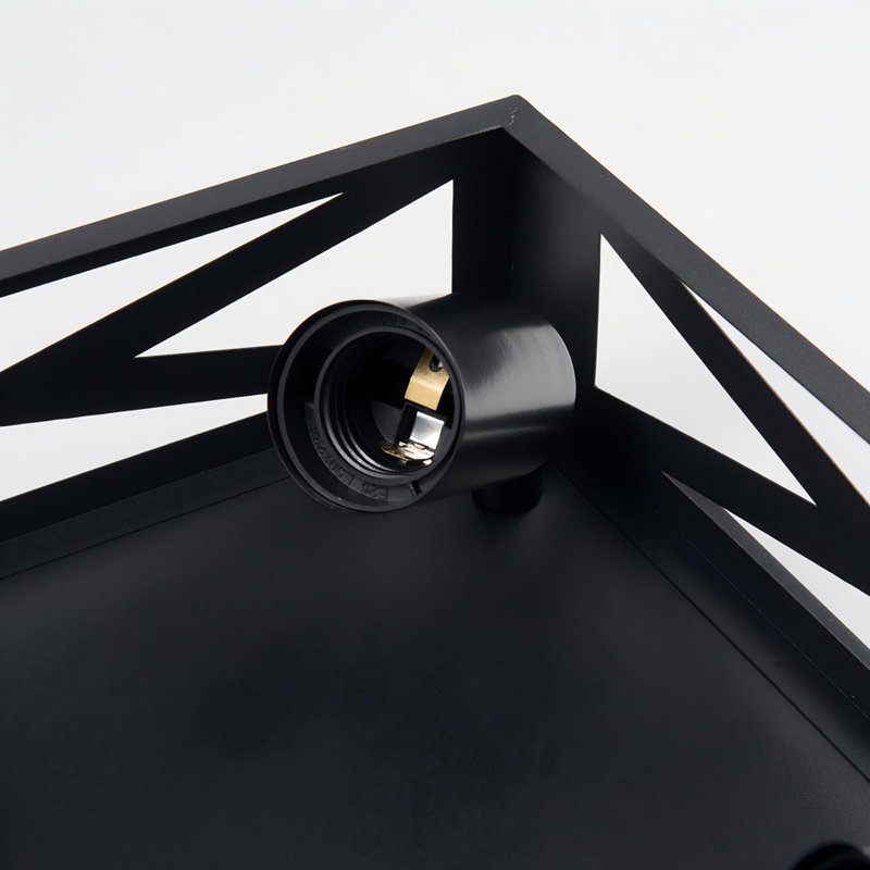 6-Light Square Flush Mount Ceiling Light
