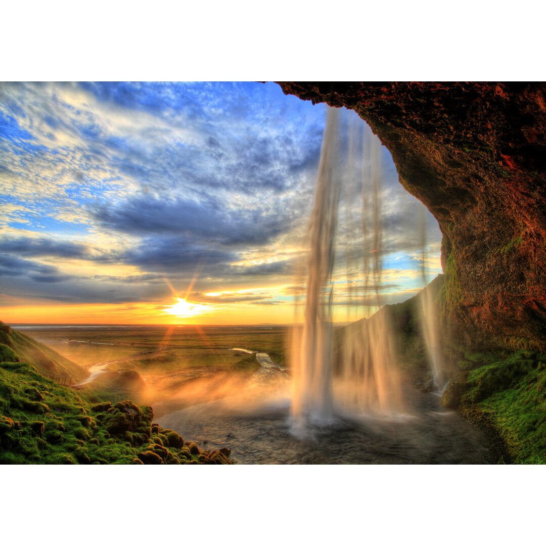 Fototapete Wasserfall 2.54 m x 416 cm