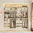 6-Drawer Shoe Cabinet With 72" Wide Hutch & Dual Hanging Rods - Closet Organizer-1274149741
