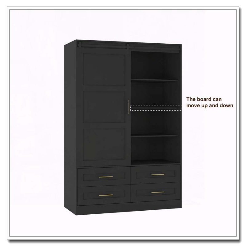 Armoire-penderie Armoire, Noir