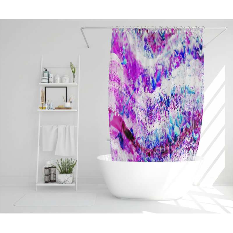 Diminic Polyester Shower Curtain Set
