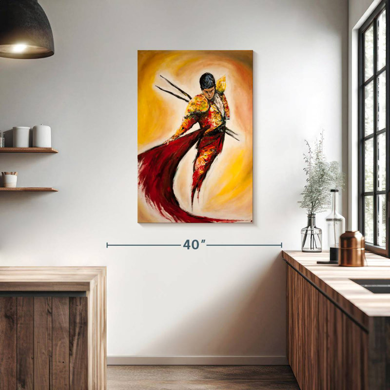 Leisha The Matador, 39" H x 26" W
