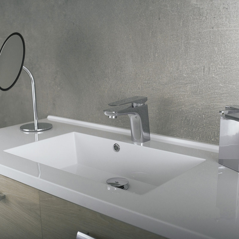 Single-handle Bathroom Faucet, Chrome