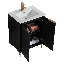 Ensemble de meuble-lavabo simple 24 po Kayden-1081009852
