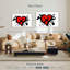 Hardie style cœur rouge style graffiti-107879674