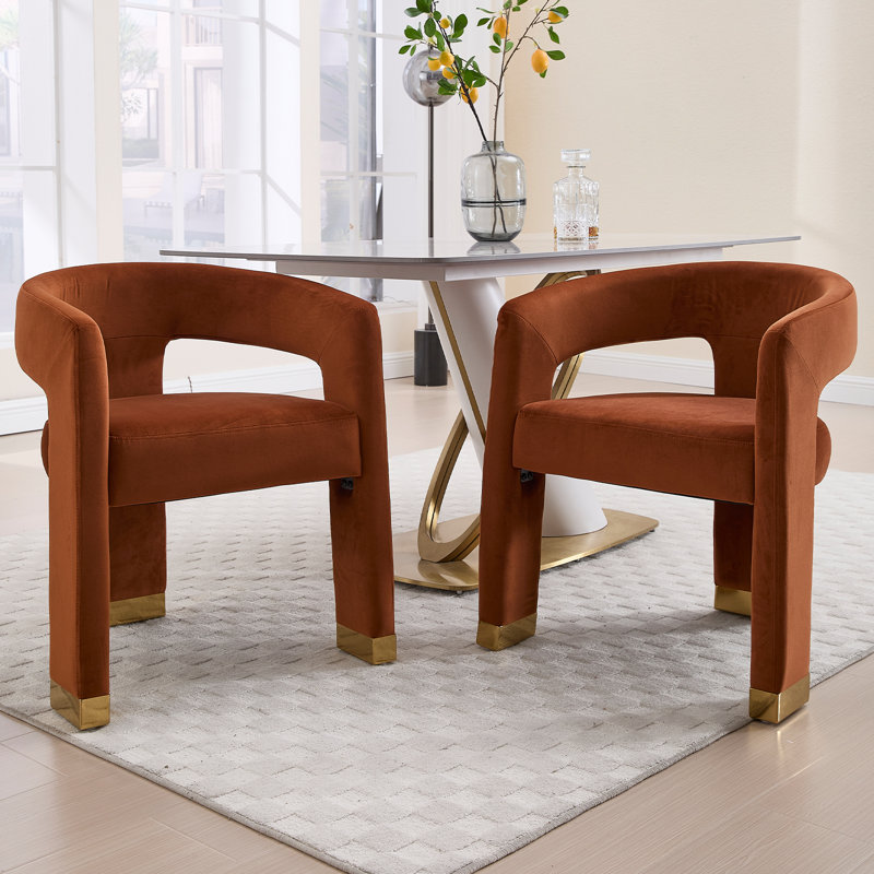 Chaises de salle à manger modernes Modernes, Brun
