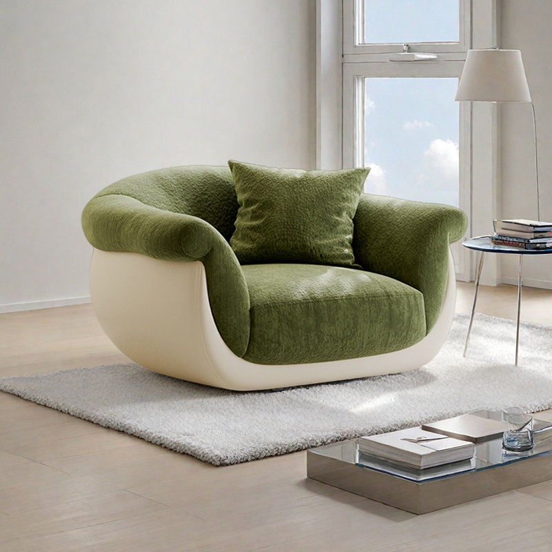 Chaise d'appoint ergonomique au design moderne, Vert