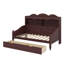 Lit de jour de style classique avec rangement escamotable et organisateur - Solution de siège et de couchage fonctionnelle pour toute pièce-79073372