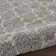 Tapis à poil long motif géométrique couleur cendrée Linton