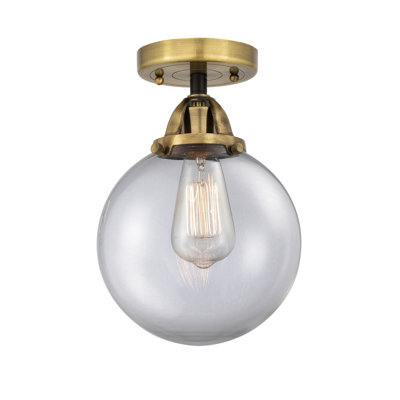 Alphonsa Glass Semi Flush Mount