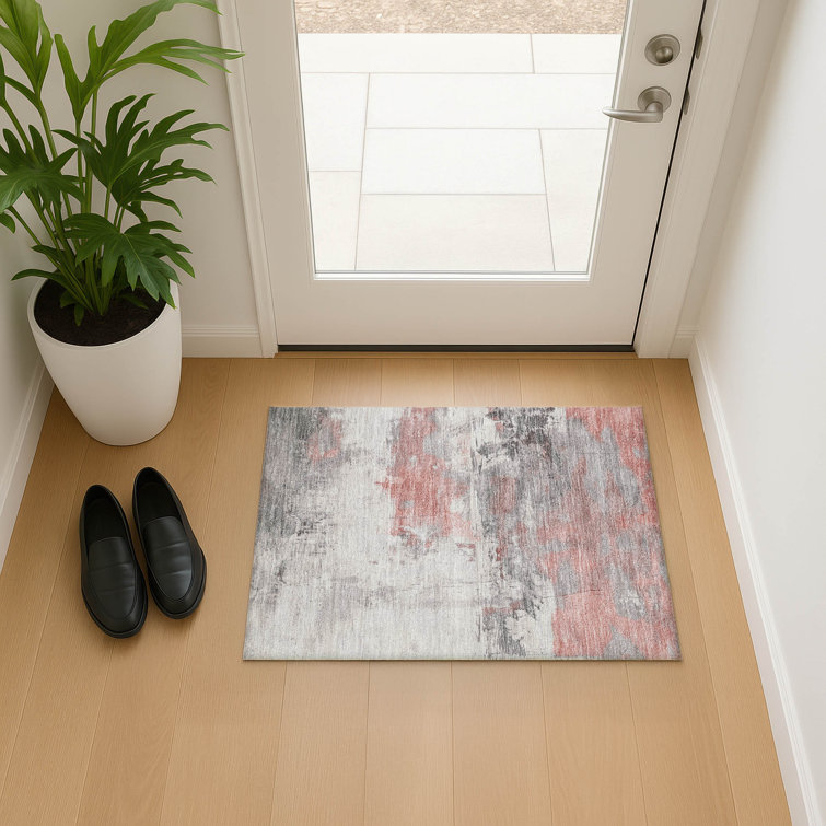 Premium Machine Washable Mehara AMF1685 Abstract Rug