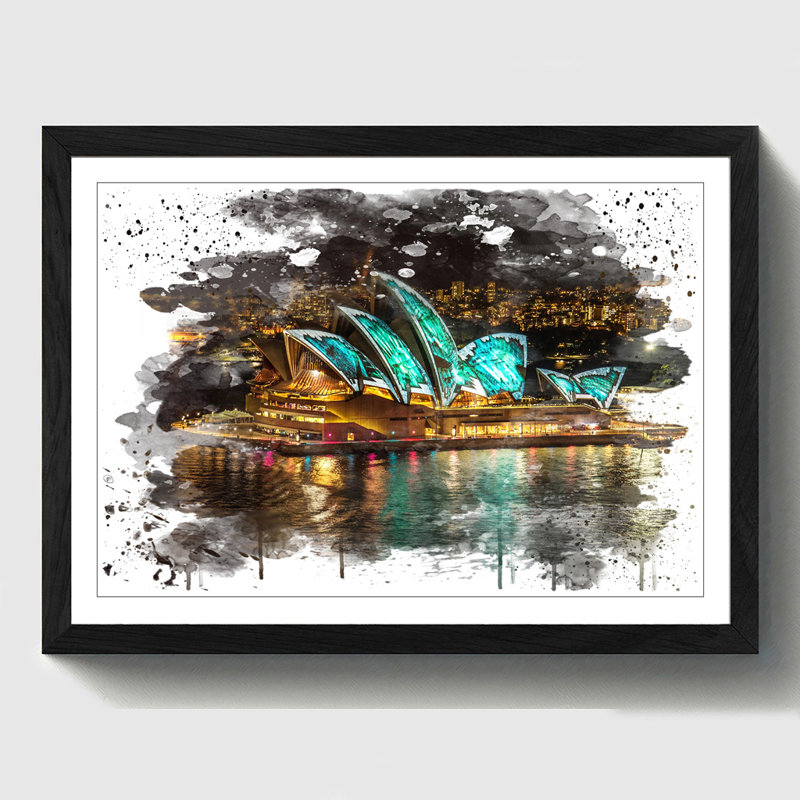 Print, 45cm H x 62cm W, Framed Picture