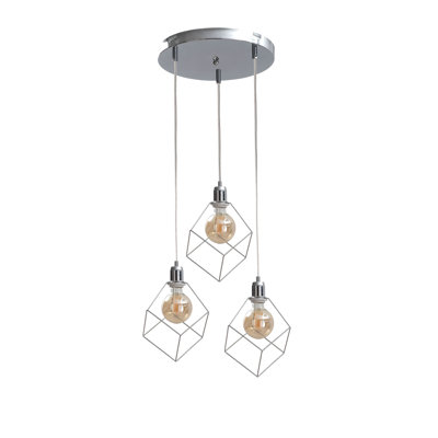 Bohannon 3 - Light Geometric Pendant