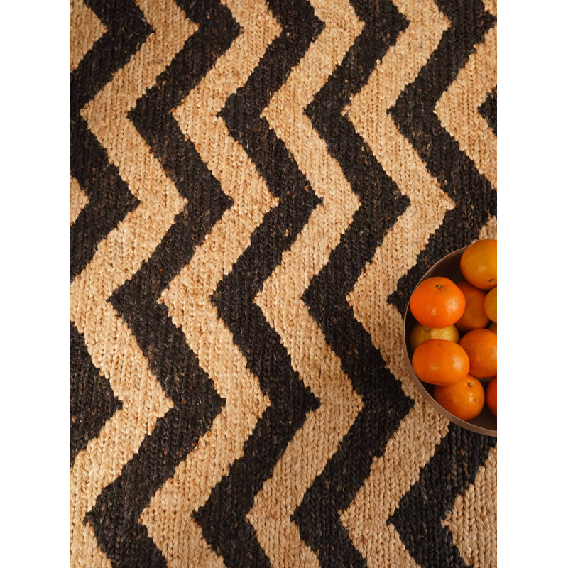 Crayton Hand Knotted Sumak Jute Eco-Friendly Solid Area Rugs  -  Rectangle, Black Off White Color, Contemporary Modern Design, High Pile, Natural Fiber, Outdoor Indoor Handmade Area Rugs for Living Room, Bed Room