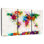 Aliaz World Map Paint Splashes III