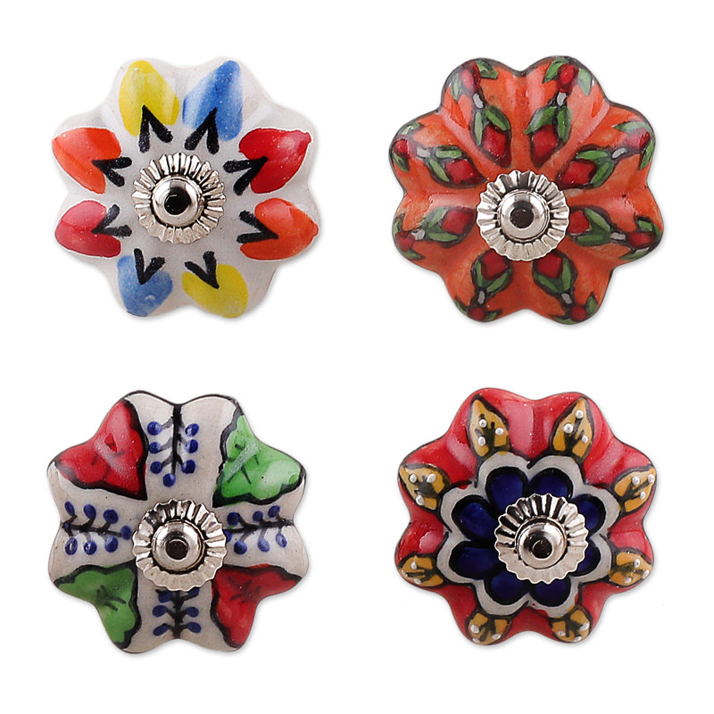 Boutons en céramique Novica 