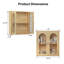 Armoire à pharmacie murale à deux portes H 22 po x l 23 po-1320039360